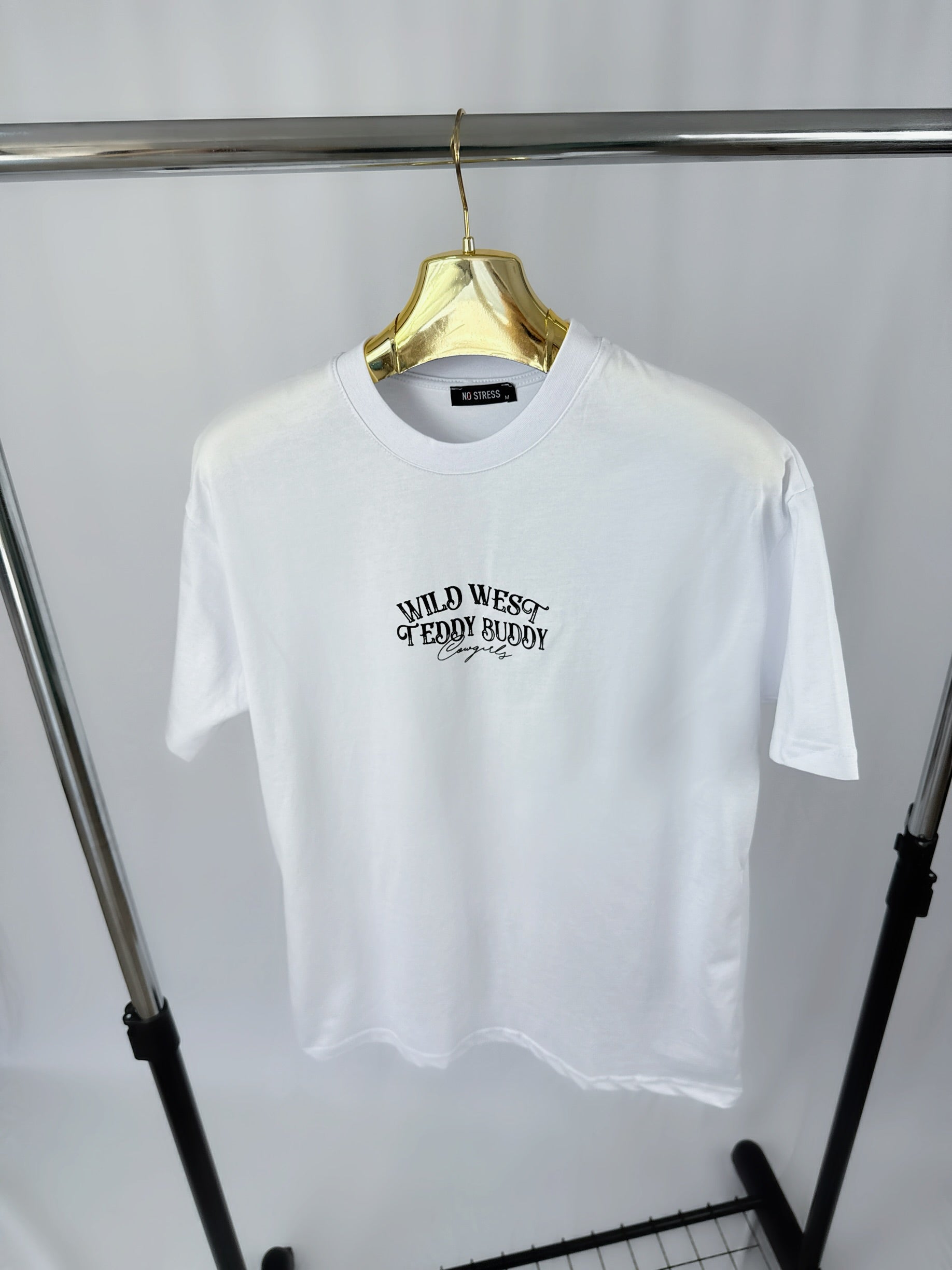 Tricou Barbati “ WILD WEST” Alb