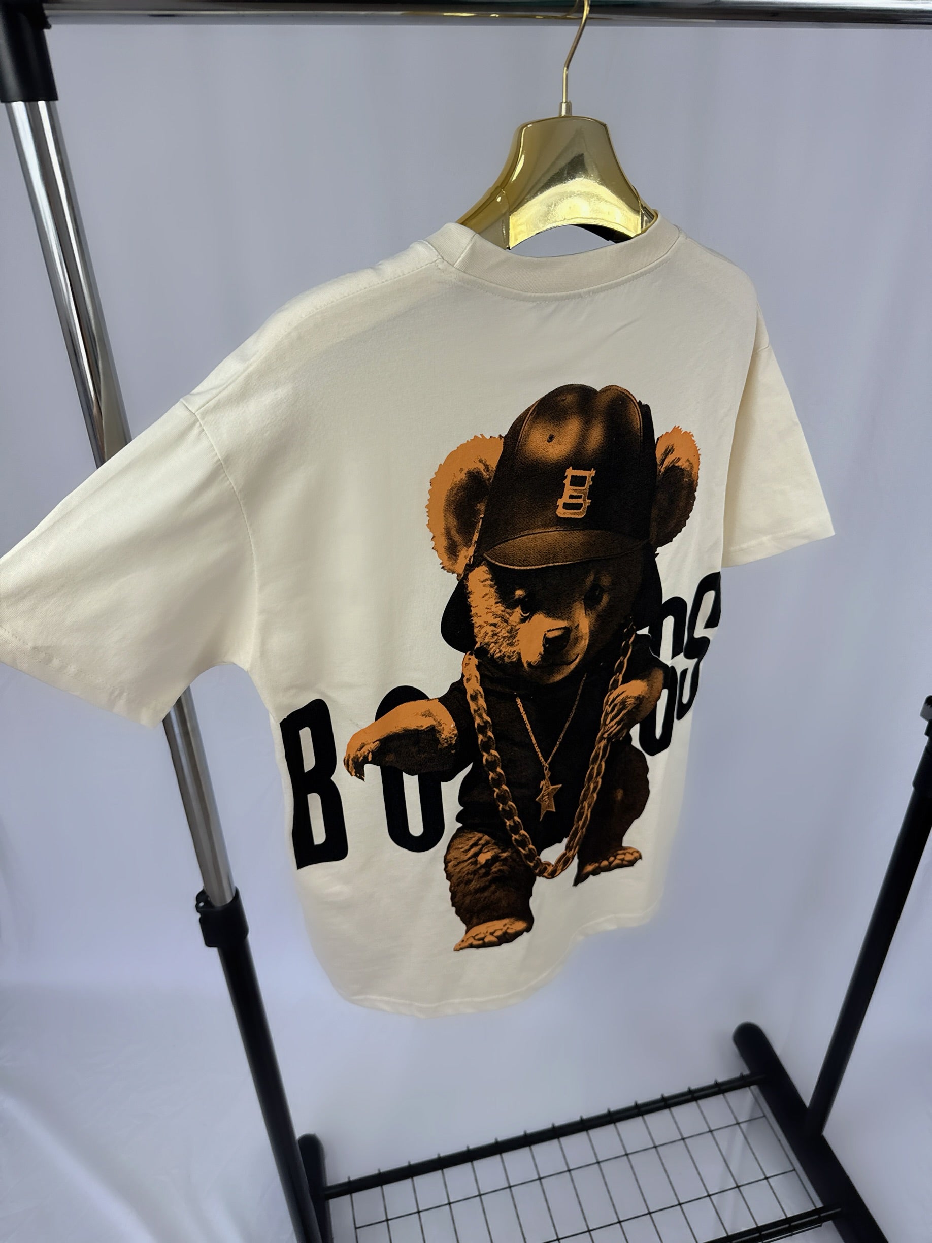 Tricou Barbati “ BIG BOSS” Crem