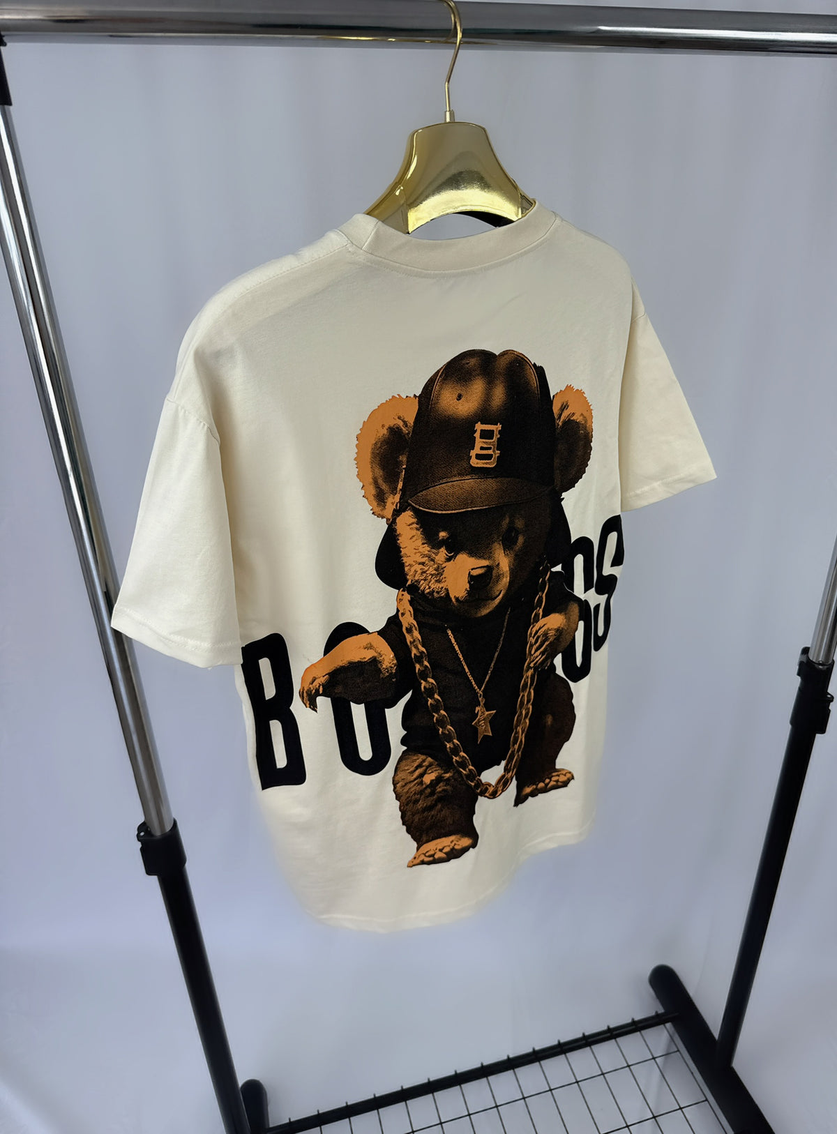 Tricou Barbati “ BIG BOSS” Crem