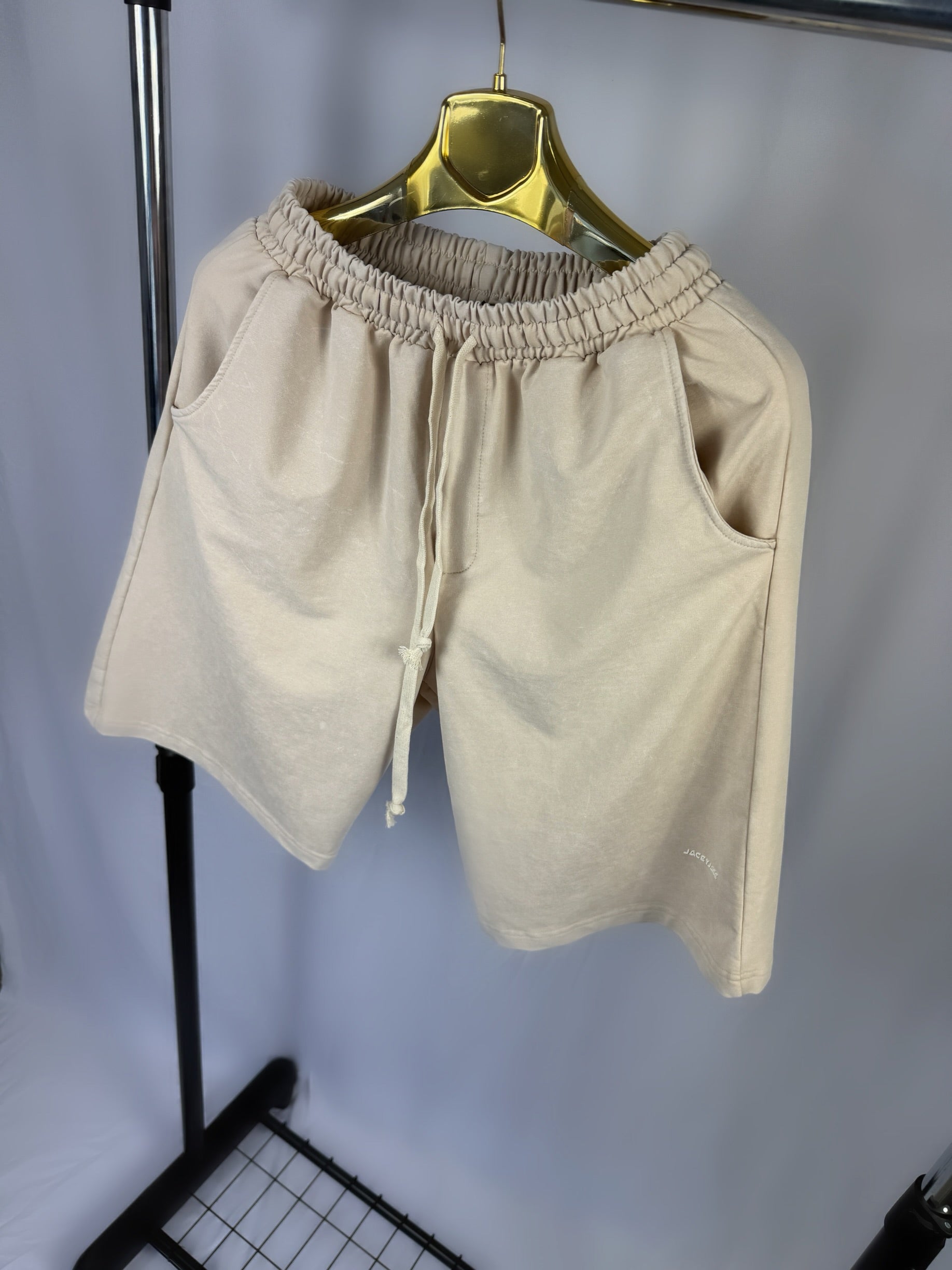 Pantaloni Barbati  Crem Oversize