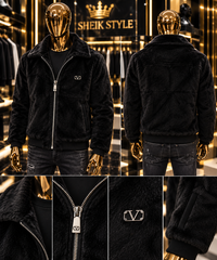 GEACA BLANA PREMIUM “V” BLACK