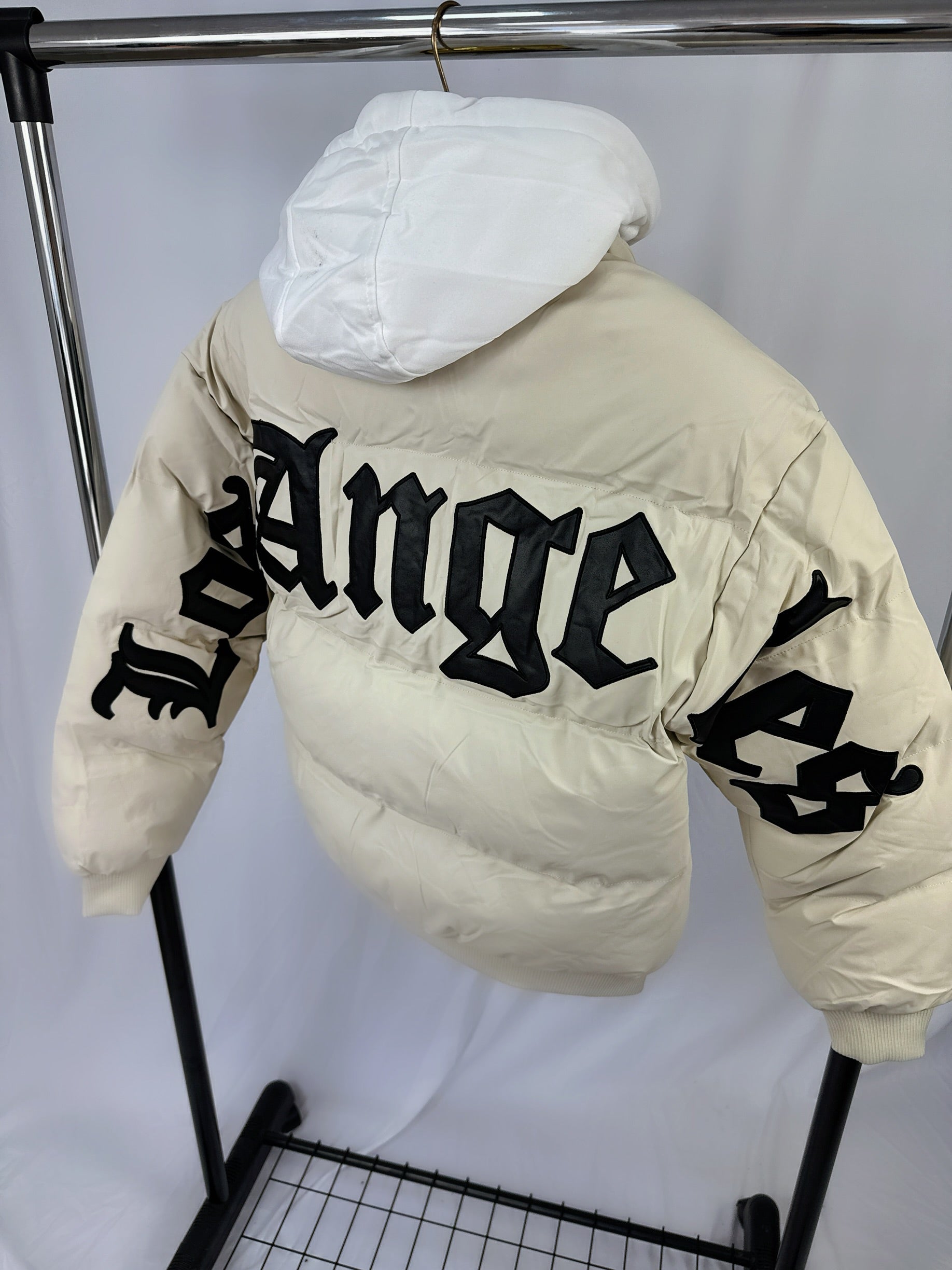 Geaca Barbati “ LOS ANGELES” Crem