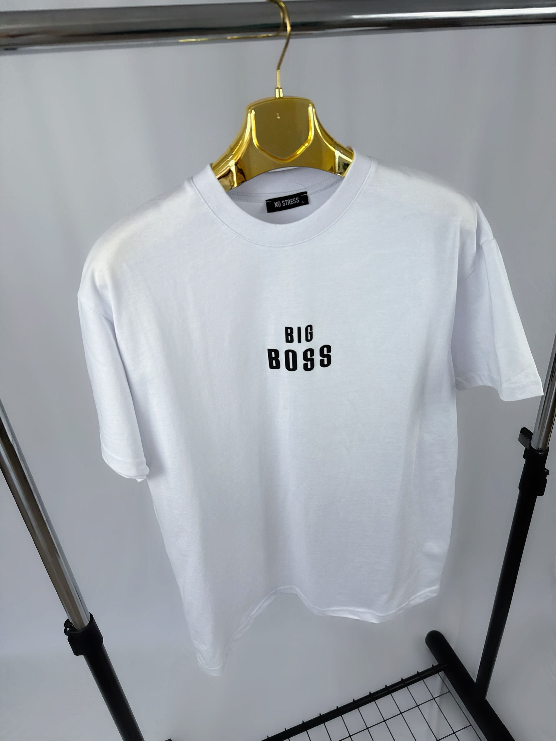 Tricou Barbati “ BIG BOSS” Alb