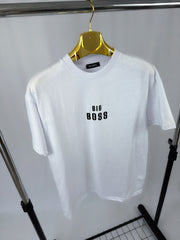 Tricou Barbati “ BIG BOSS” Alb