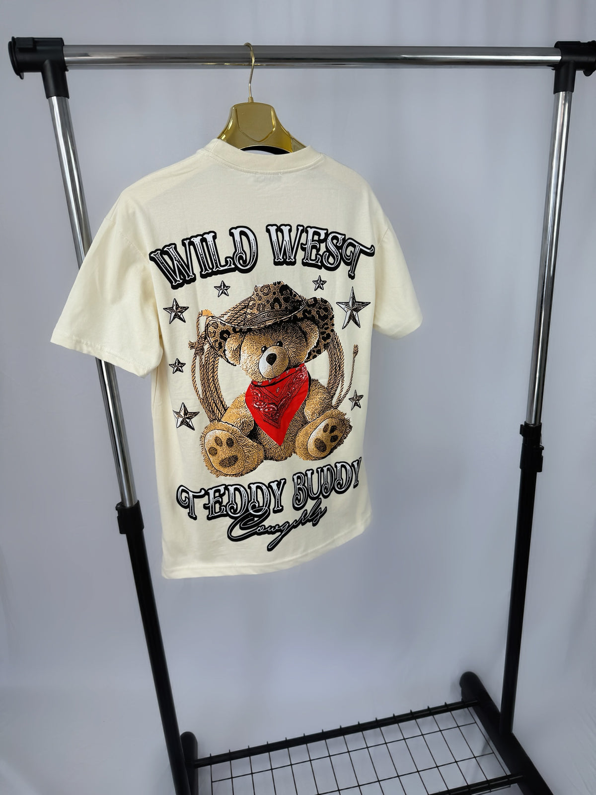 Tricou Barbati “ WILD WEST” Crem