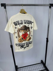 Tricou Barbati “ WILD WEST” Crem