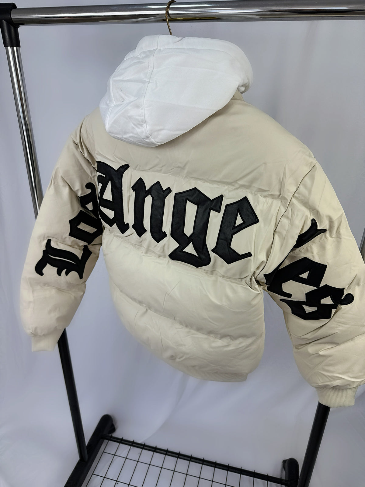 Geaca Barbati “ LOS ANGELES” Crem