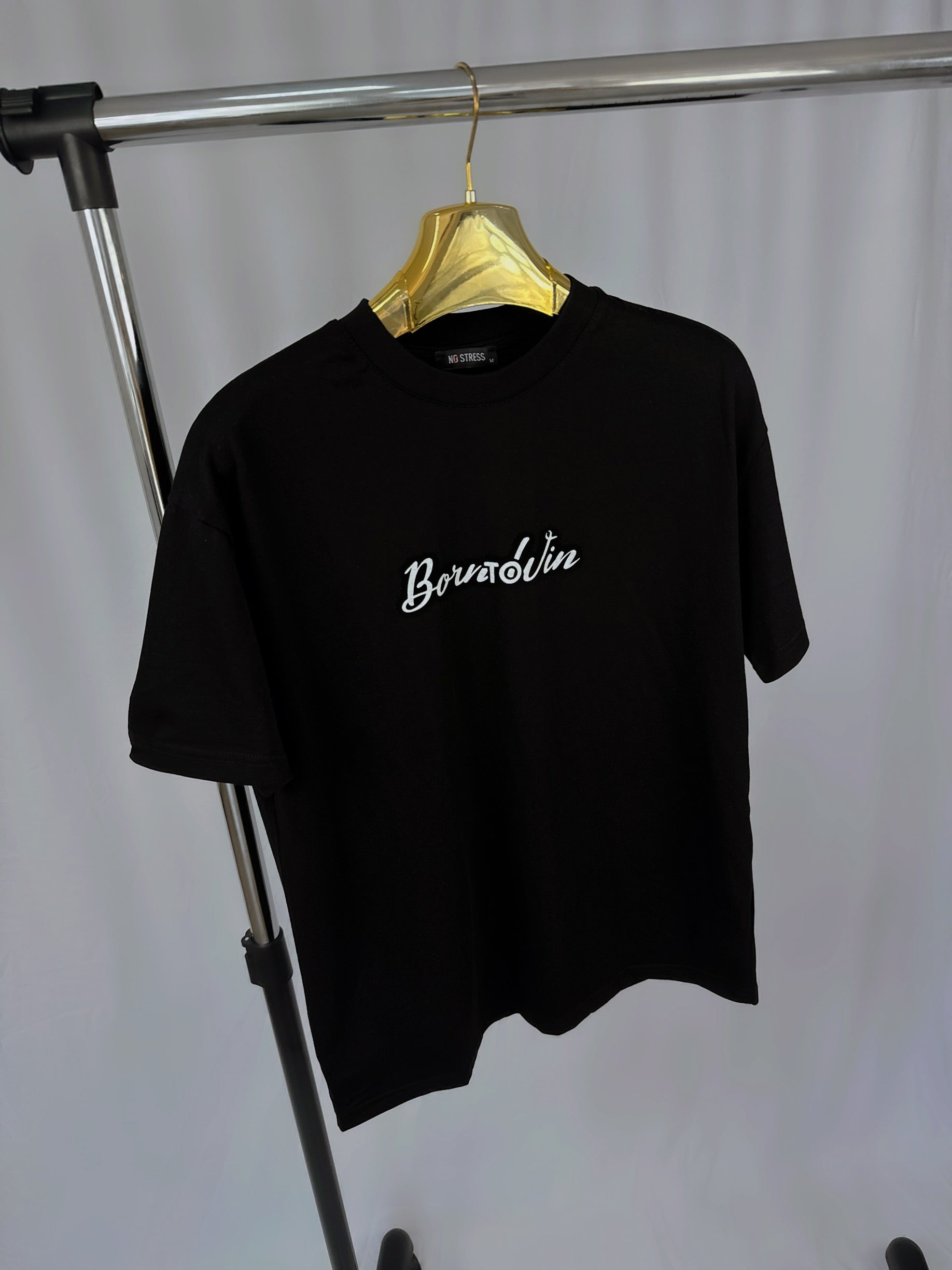 Tricou Barbati “ BORN TO WIN” Negru