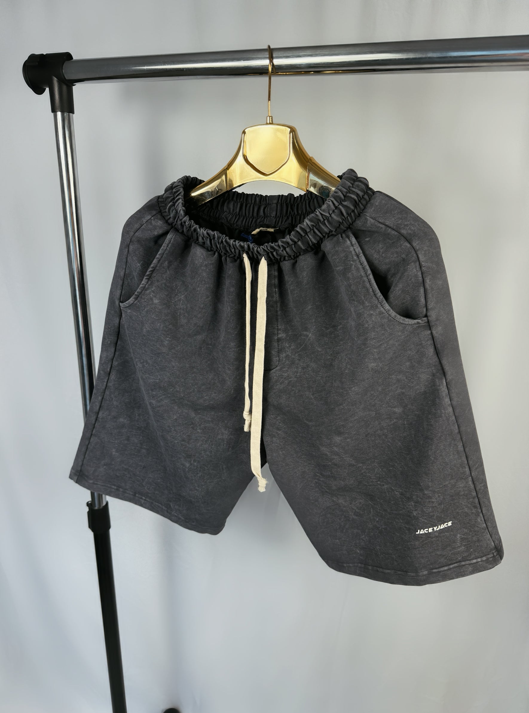 Pantaloni Barbati Gri Oversize