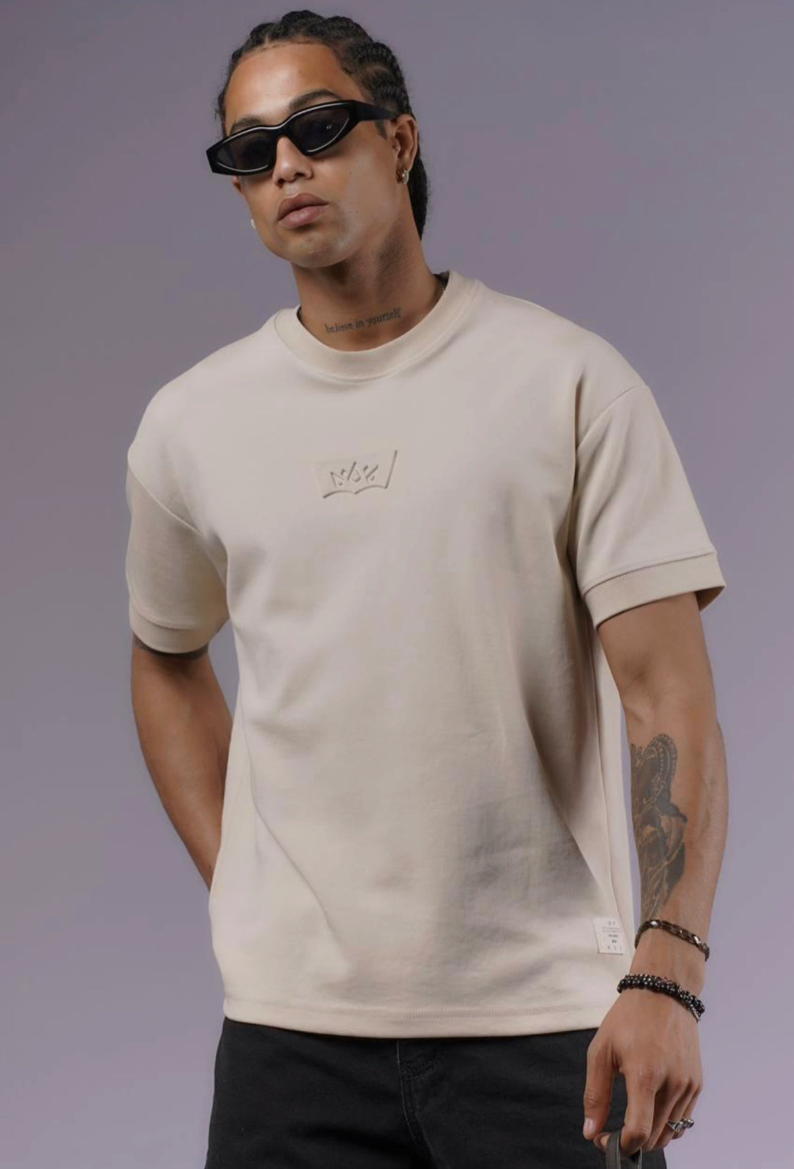 Tricou Barbati “ King” Crem