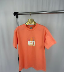 Tricou Barbati “ GO” Portocaliu