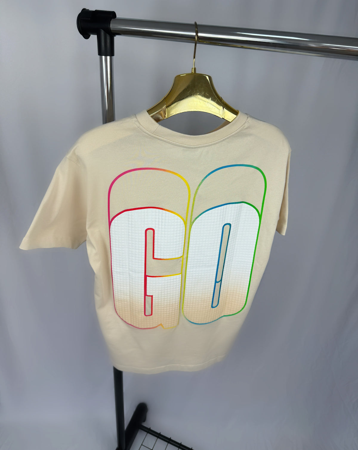 Tricou Barbati “ GO” Crem Premium
