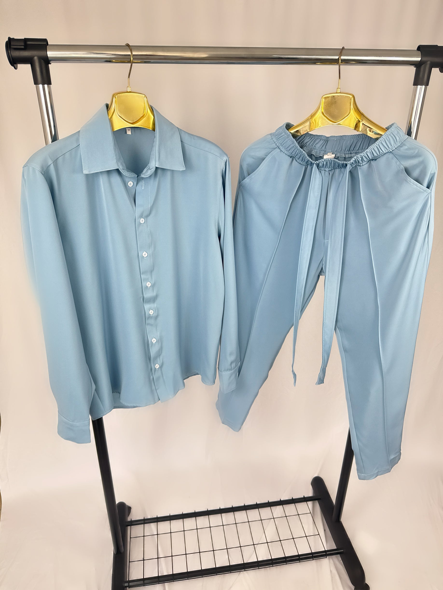 Compleu Barbati “ Satinat” Blue