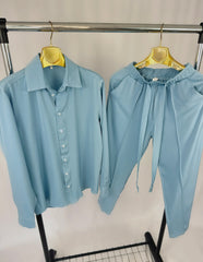 Compleu Barbati “ Satinat” Blue