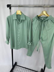 Compleu Barbati “ SATINAT” Verde